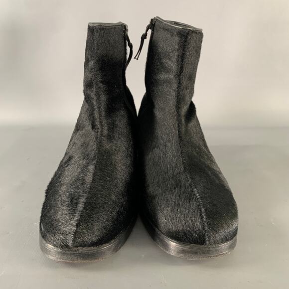 GUCCI Size 9.5 Black Leather Chelsea Boots main image 5